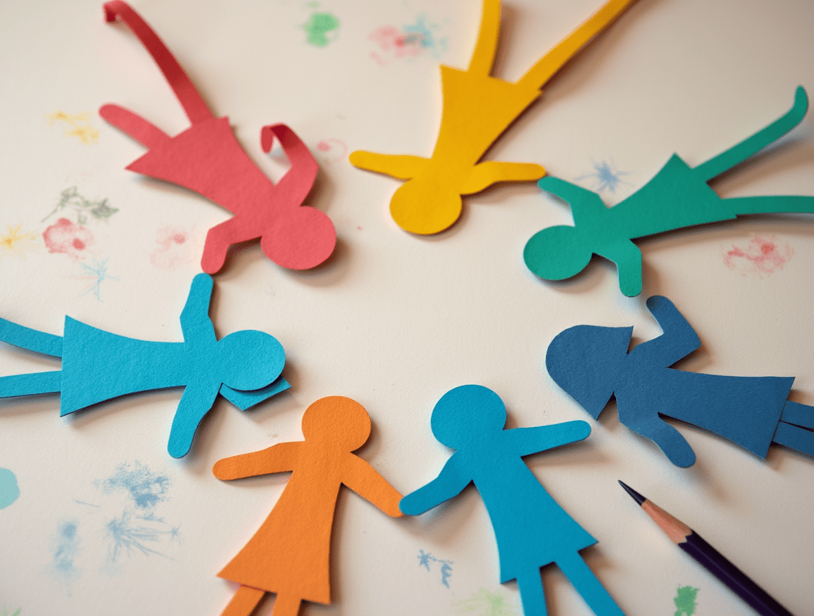 flat lay composition of handcrafted paper cut out human figures in varied poses and vibrant colors st8uisknmsqdxogiuvr4 0 flat lay composition of handcrafted paper cut out human figures in varied poses and vibrant colors st8uisknmsqdxogiuvr4 0
